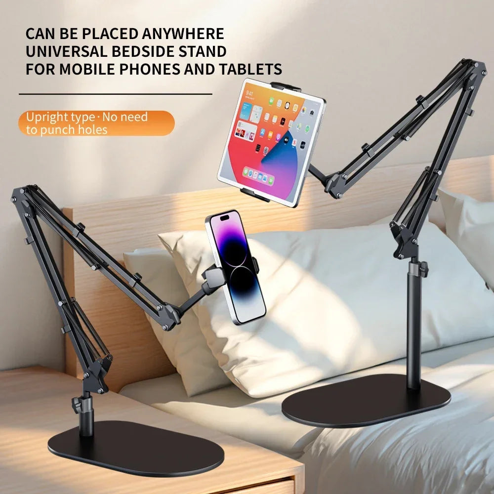 Adjustable Long Arm Metal Tablet Stand Phone Holder