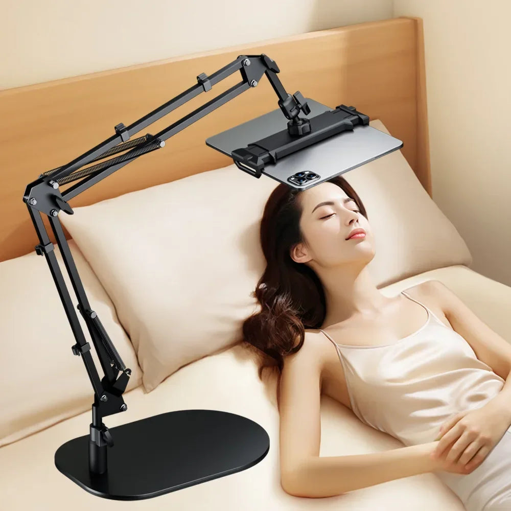 Adjustable Long Arm Metal Tablet Stand Phone Holder